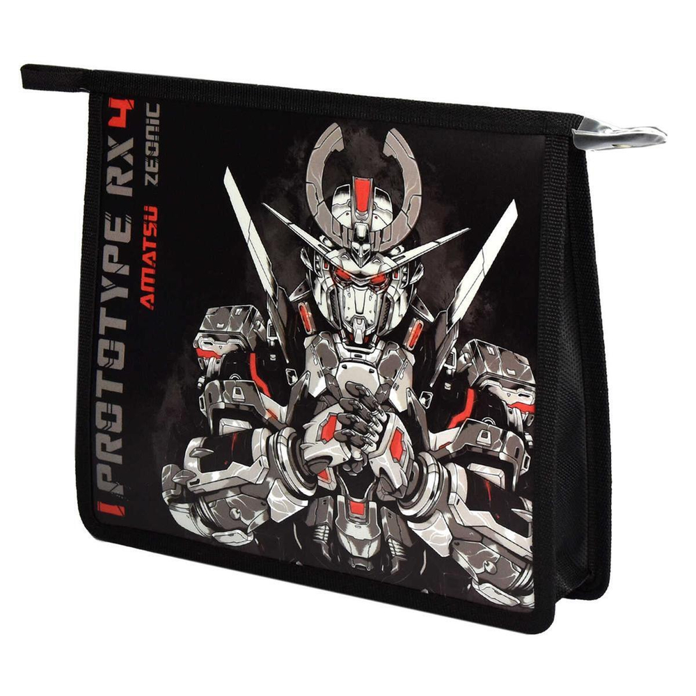 Папка для тетрадей А5 пластиковая 1 отделение "Роботы" (Феникс+)