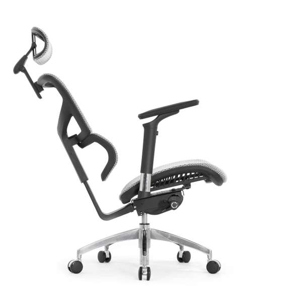 Кресло EXPERT 2 SAIL-ART SAS-MF01 T-06 White (подлокотник 6D(360), подголовник 5D, Сетка белая)