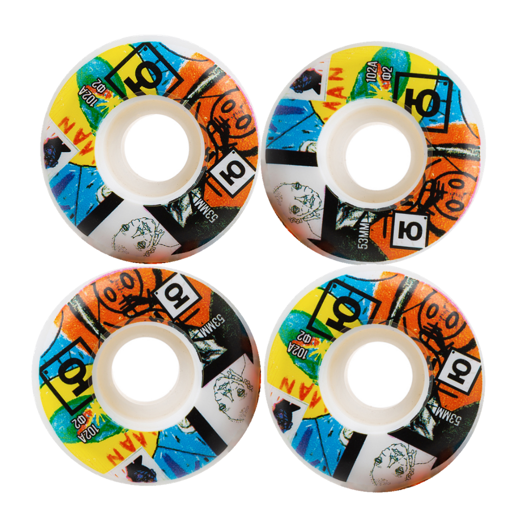 Комплект колес Юнион Chares, 53mm/102a, F2
