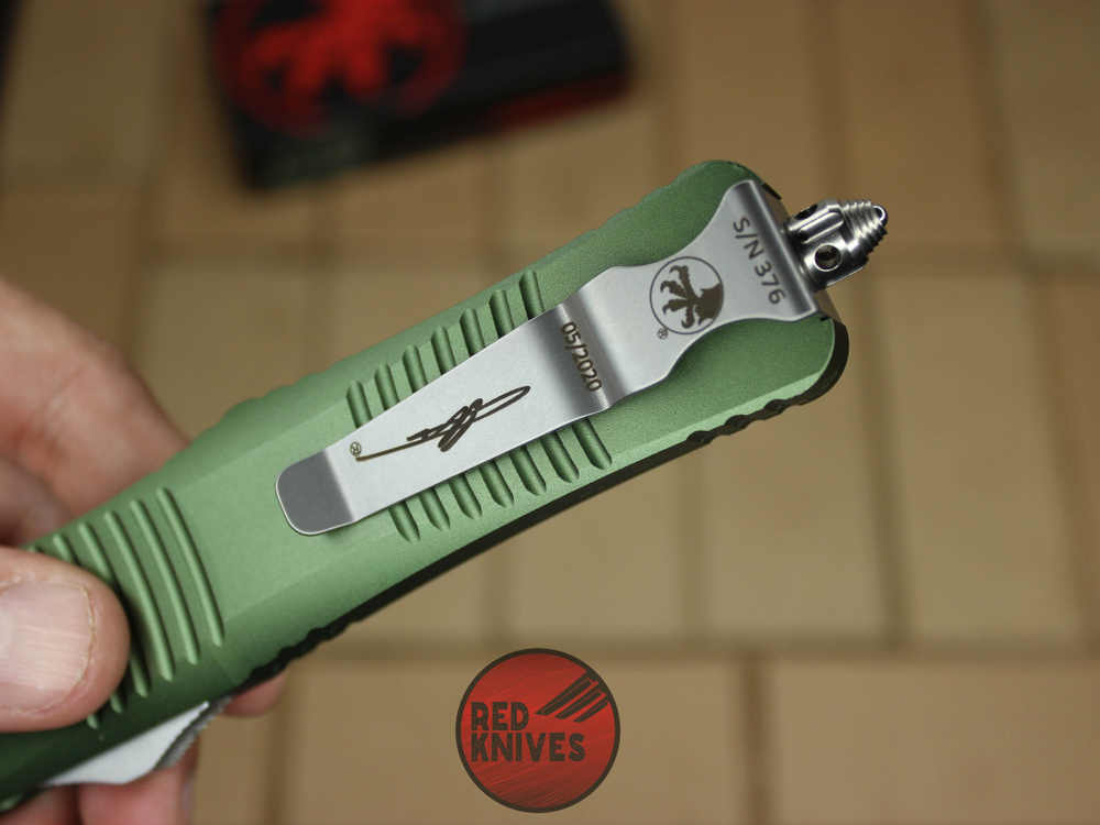 Нож Microtech Troodon D/E Green А+++ 138-10GR