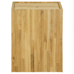 Журнальный столик, 45х45х55, Розенбург, из массива дуба, с местом для хранения, прикроватный, для гостиной, MAKOSA