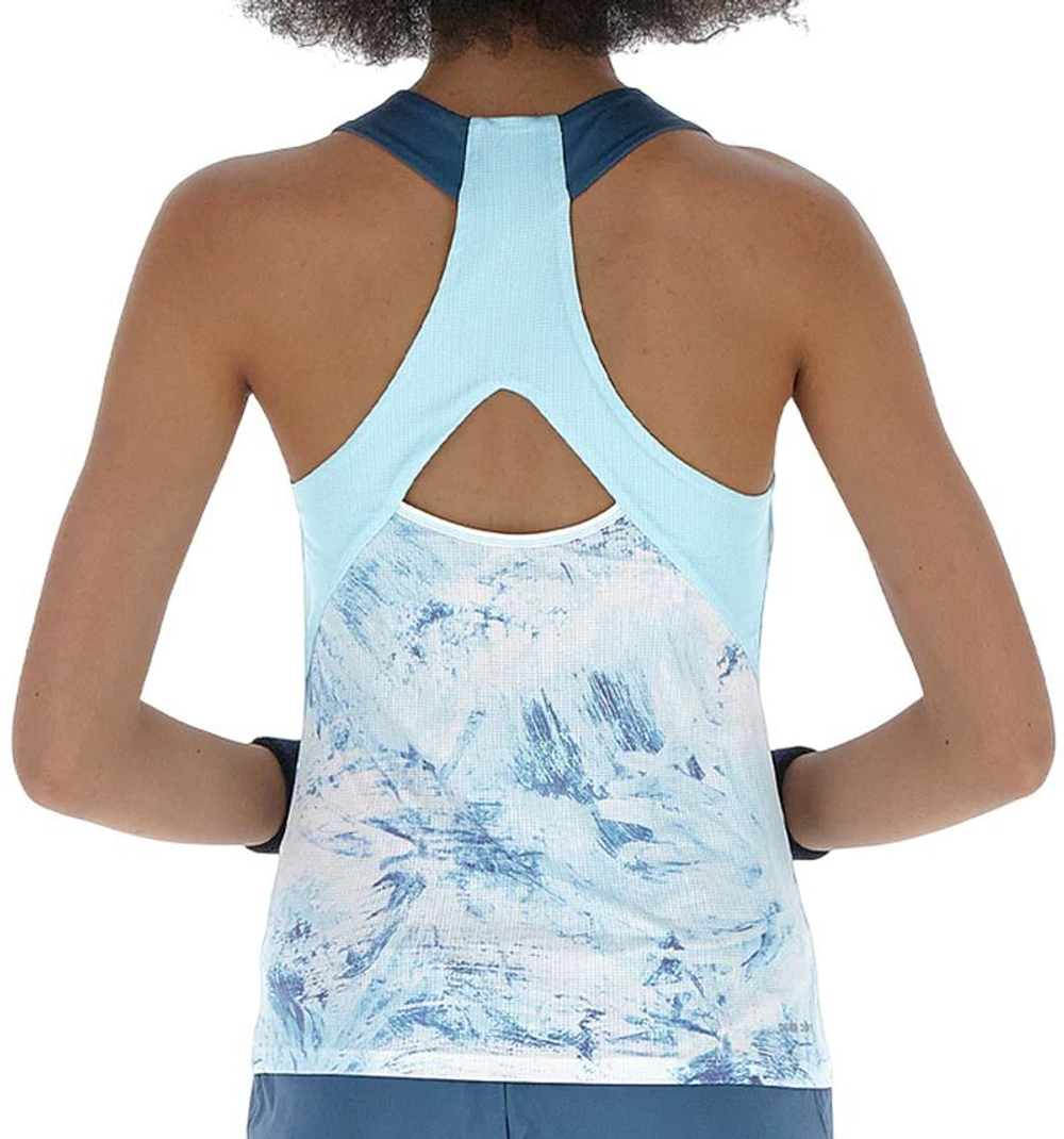 Женский теннисный топ Lotto Tech IV D2 - сахарный синий