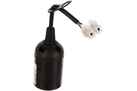 Патрон Navigator Е27 подвесной с клеммой термопласт черный 28338