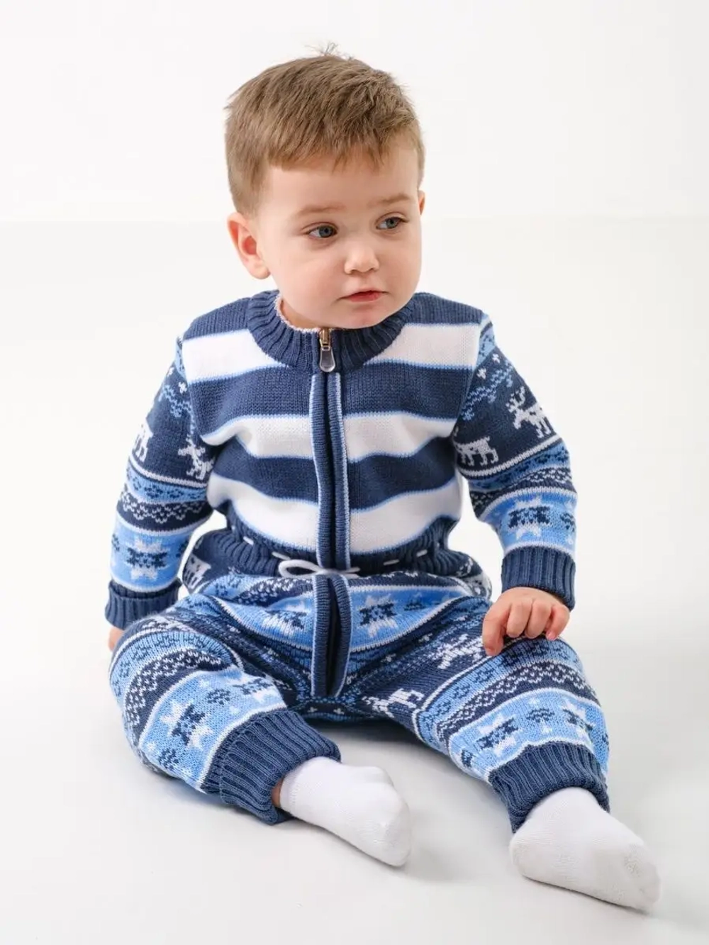 Комбинезон вязаный