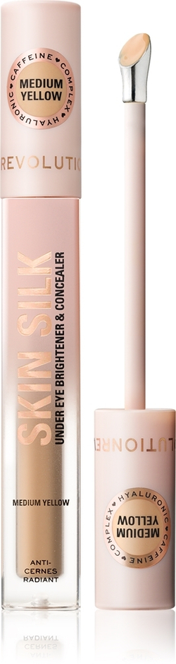 Makeup Revolution Skin Silk Under Eye Brightener & Concealer - осветляющий консилер, 4 ml