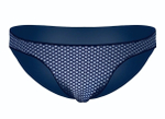 Темно-синие трусы-слипы в двойной горох (Размер: XL) (Цвет: темно-синий)