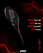 РАКЕТКА PRINCE BEAST 100 TXT2.5 NEW (300гр)