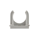 Крепеж-клипса d25 мм (10 шт) серая EKF-Plast