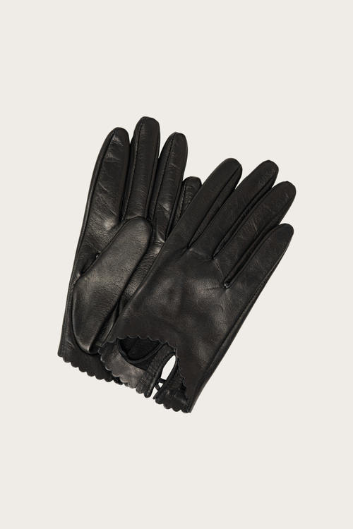 УКОРОЧЕННЫЕ ПЕРЧАТКИ ИЗ КОЖИ