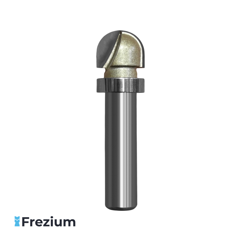 Галтельная фреза по дереву с верхним подшипником 12x8x9.4 R6