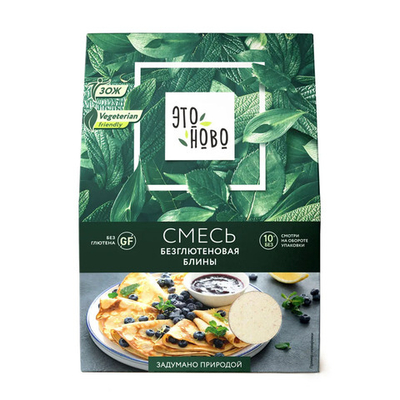 Смесь без глютена "блины", "Этоново", 115 г