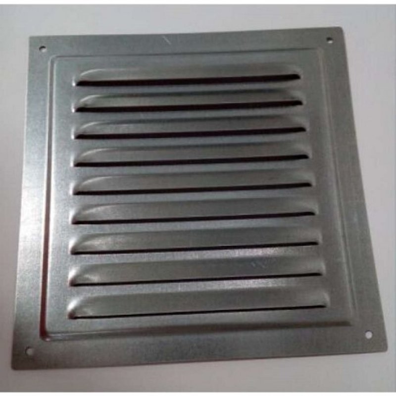 Вентиляционная решетка накладная штампованная металлическая МЦ