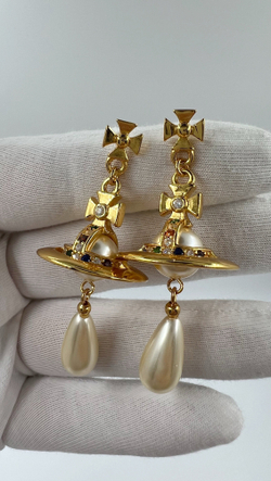 Серьги с подвесками Vivienne Westwood