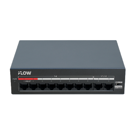 Коммутатор на 8 PoE портов iFlow F-SW-EU210MPOE-V/L