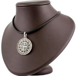 Серебряный Солнечный крест подвеска