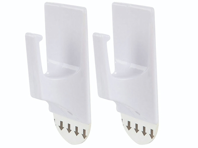 Крючок самоклеящийся 2шт ABS