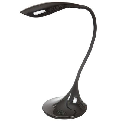 Светильник настольный сенсорное включение, 5 Вт, черный, Camelion, KD-772 C02, 11674