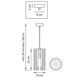 Подвесной светильник Cristallo Lightstar 795322