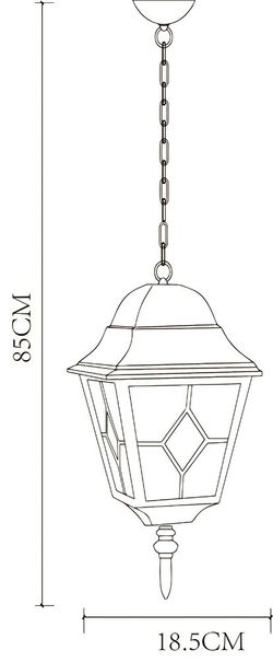 Уличный подвесной светильник Arte Lamp BERLIN