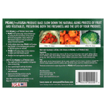 PEAKfresh USA, многоразовые пакеты с затяжками для хранения продуктов, 10 шт.