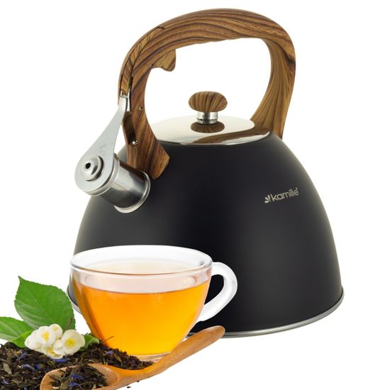 Чайник 3 л. из нержавеющей стали со свистком Kamille KM 0854