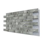 Негорючая термопанель ППС PRO Керамин Колорадо 2 Серый 0,612 м², 1020x600 мм