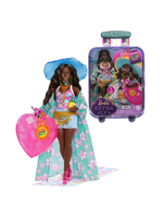 Кукла барби Extra Fly HPB14 темнокожая в пляжной одежде