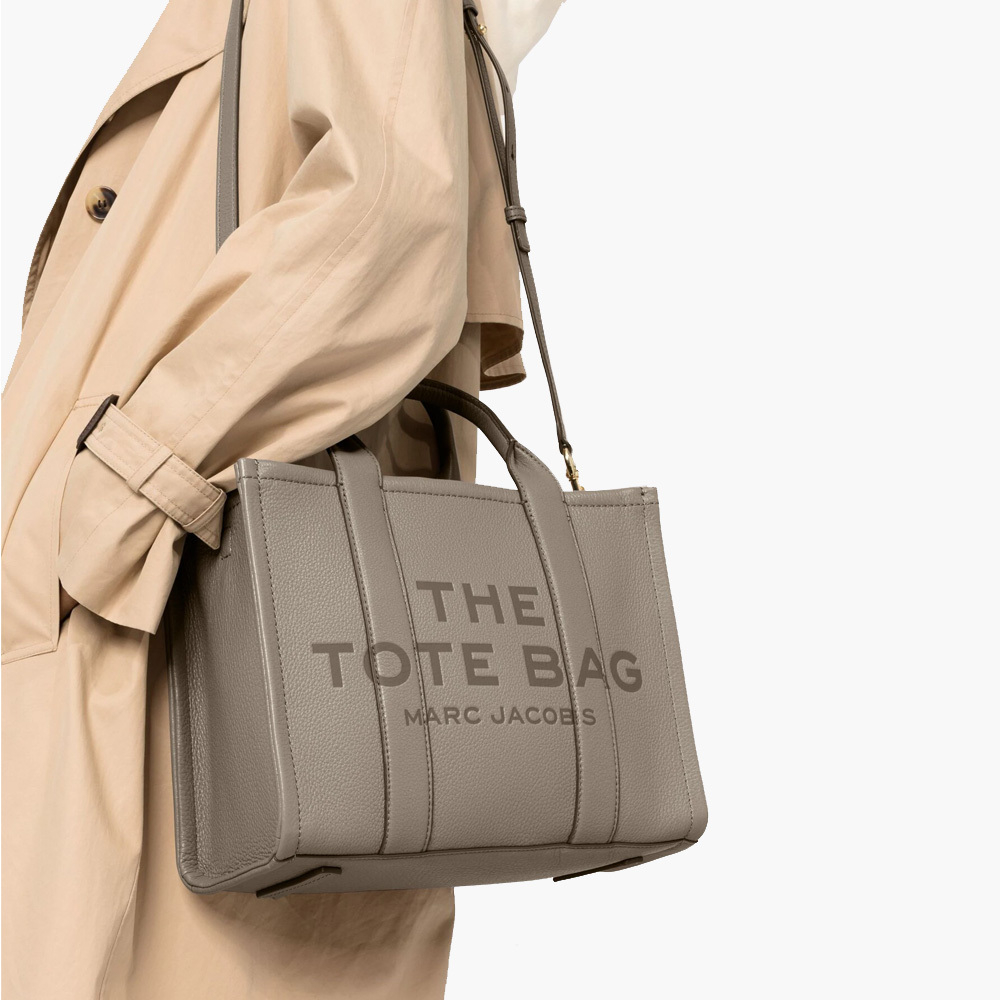СУМКА MARC JACOBS THE LEATHER MEDIUM TOTE BAG CEMENT