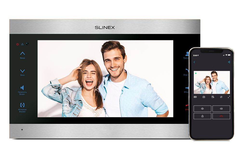 Видеодомофон Slinex SL-10N Cloud, цветной экран, датчик движения, камера, память