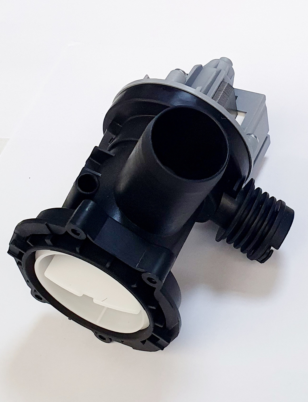 Сливная помпа стиральной машины Индезит, Аристон и др. в сборе с корпусом и сливным фильтром