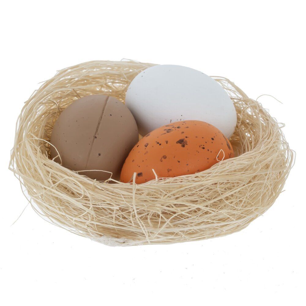 GAEM Набор из 4-х изделий декоративных "Гнездо пасхальное" (5,5*2), L14 W2 H17 см