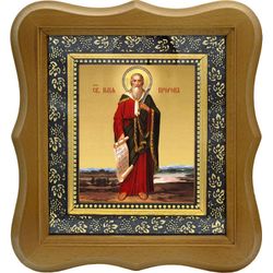 Илья Святой Пророк Божий в полный рост. Икона на холсте.