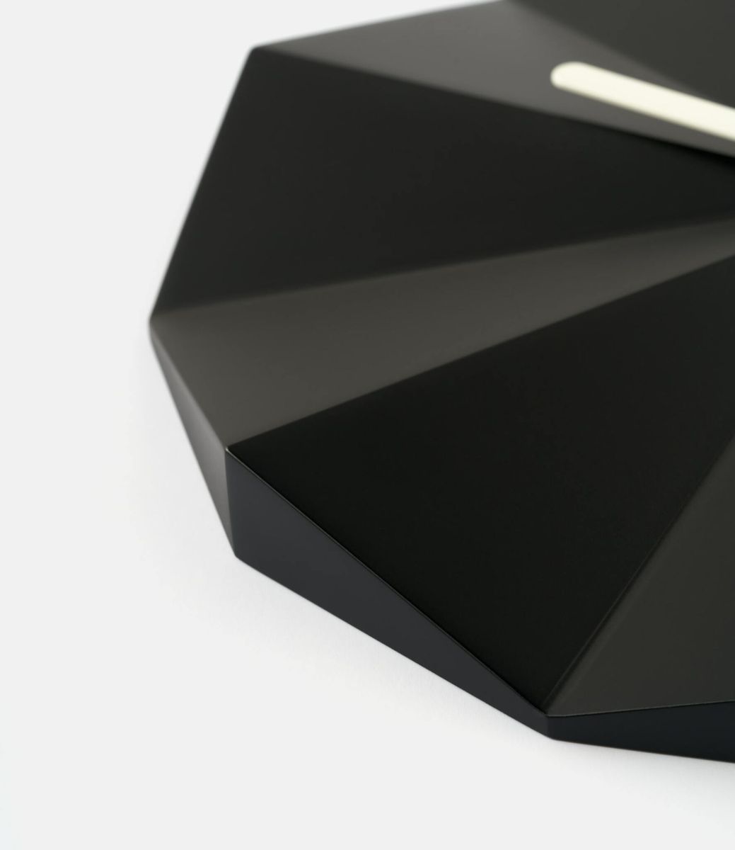 Lawa Design Delta Clock Black — настенные часы