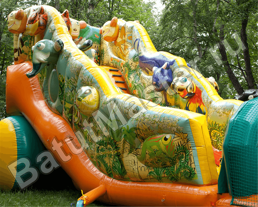 Коммерческий надувной батут "Нильский крокодил"