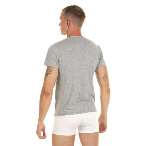 Мужская футболка DonDon 501-01 06 Серый меланж
