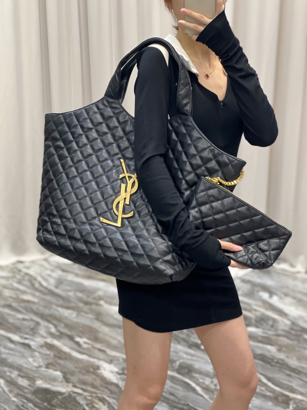 Saint Laurent Icare Maxi Shopping Bag