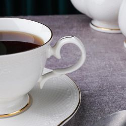 Чайная пара 200 мл d 9,3 см h7,2 см Gold Aristocrat Noble [6]