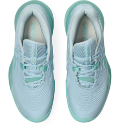 Женские Кроссовки теннисные Asics Gel-Resolution X Clay - light blue/oasis green