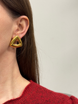Серьги треугольные Monet