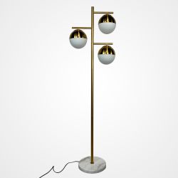 Торшер Geneva Glass Floor Lamp Triple