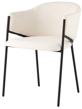 Стул Brace букле белый