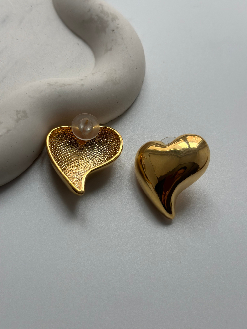 Серьги HEART GOLD