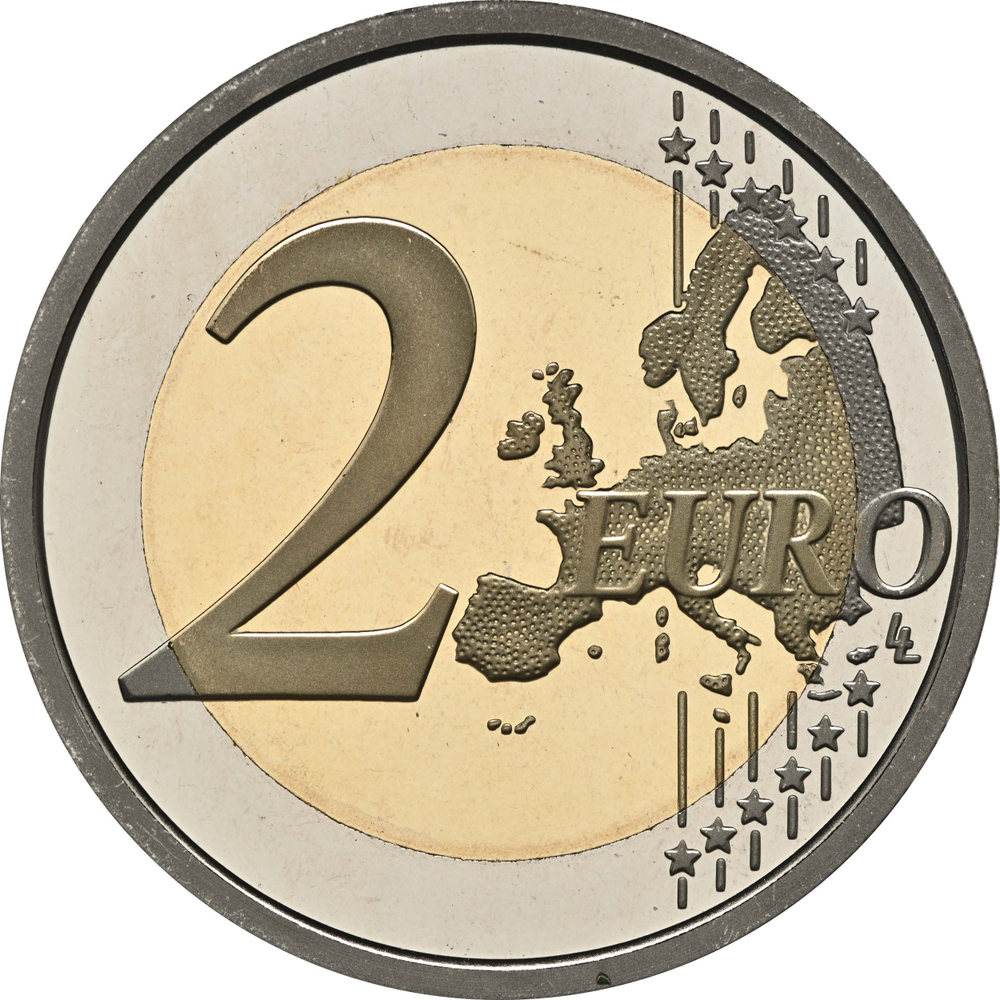 ИТАЛИЯ, 2025, 2 ЕВРО [PROOF] [БИМЕТАЛЛ]