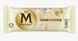 МОРОЖЕНОЕ МАГНАТ БЕЛЫЙ ШОКОЛАД 100ГР ИНМАРКО