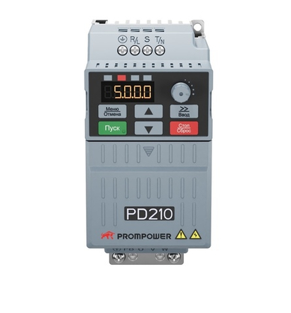 Частотный преобразователь 0.75кВт, 230В, 4А, Prompower - PD210-AB007B, Серия PD210