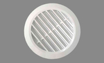 Вент.решетка D100 мм белая с кольцом (по 12 шт)