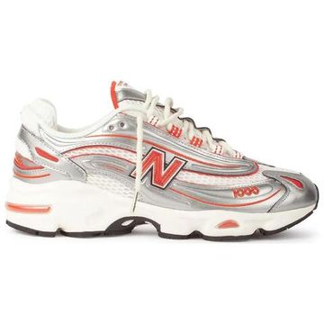 New Balance NB 1000 Беговые кроссовки Низкие Серебряные Унисекс
