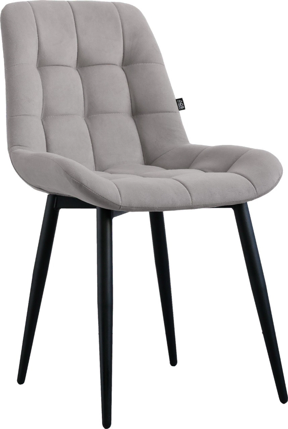 Стул «Президент NEW» серый софт — мягкий стул для кухни и гостиной