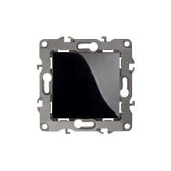 12-1001-06 ЭРА Выключатель, 10АХ-250В, IP20, без м.лапок, Эра12, чёрный | Эра 12 Черный