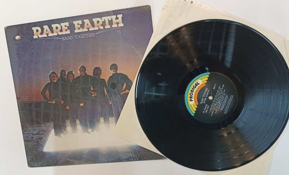 Винтажная виниловая пластинка LP Rare Earth Band Together (USA 1978)